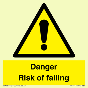 Danger Risk of falling